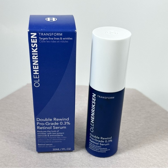 Ole Henriksen Double Rewind Retinol Serum - Blue and White - Picture 1 of 5
